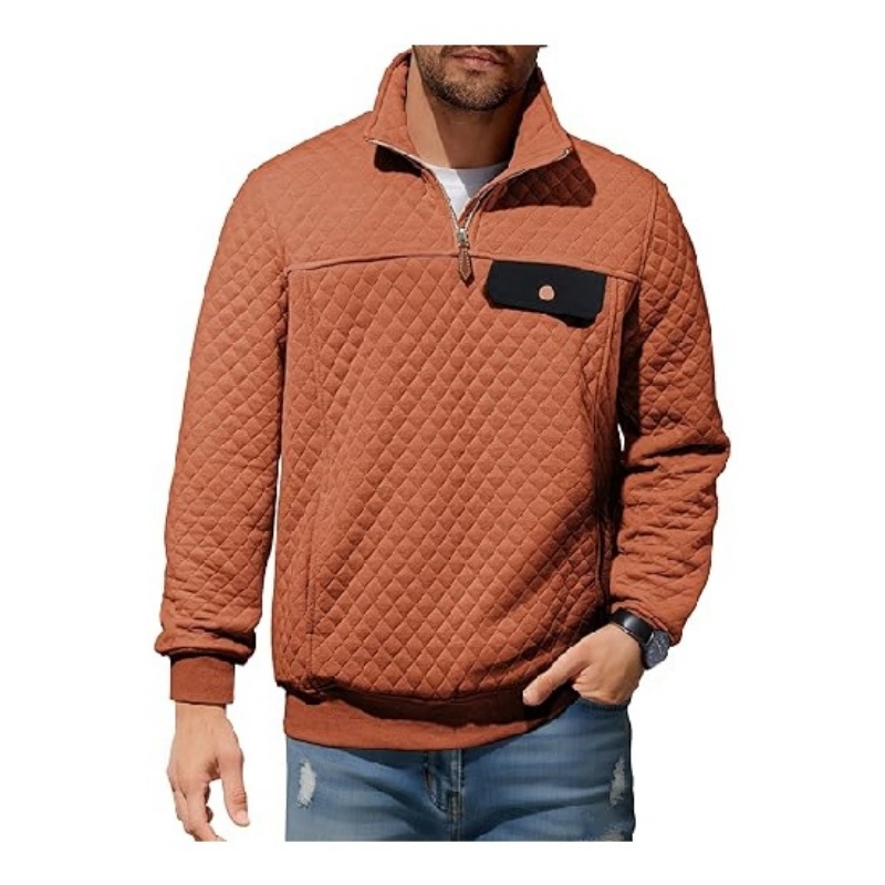 Men's Quilted Sweatshirt