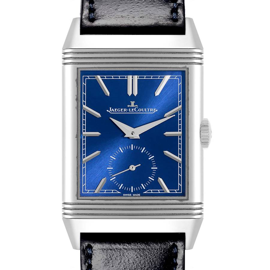 Jaeger LeCoultre Reverso Tribute Steel Mens Watch 214.8.62 Q3978480