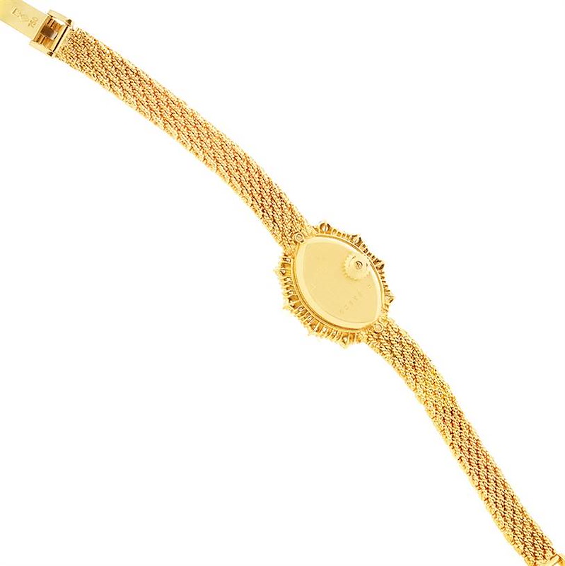 Audemars Piguet Vintage 18k Yellow Gold 1.67 Ct Diamond Cocktail Watch