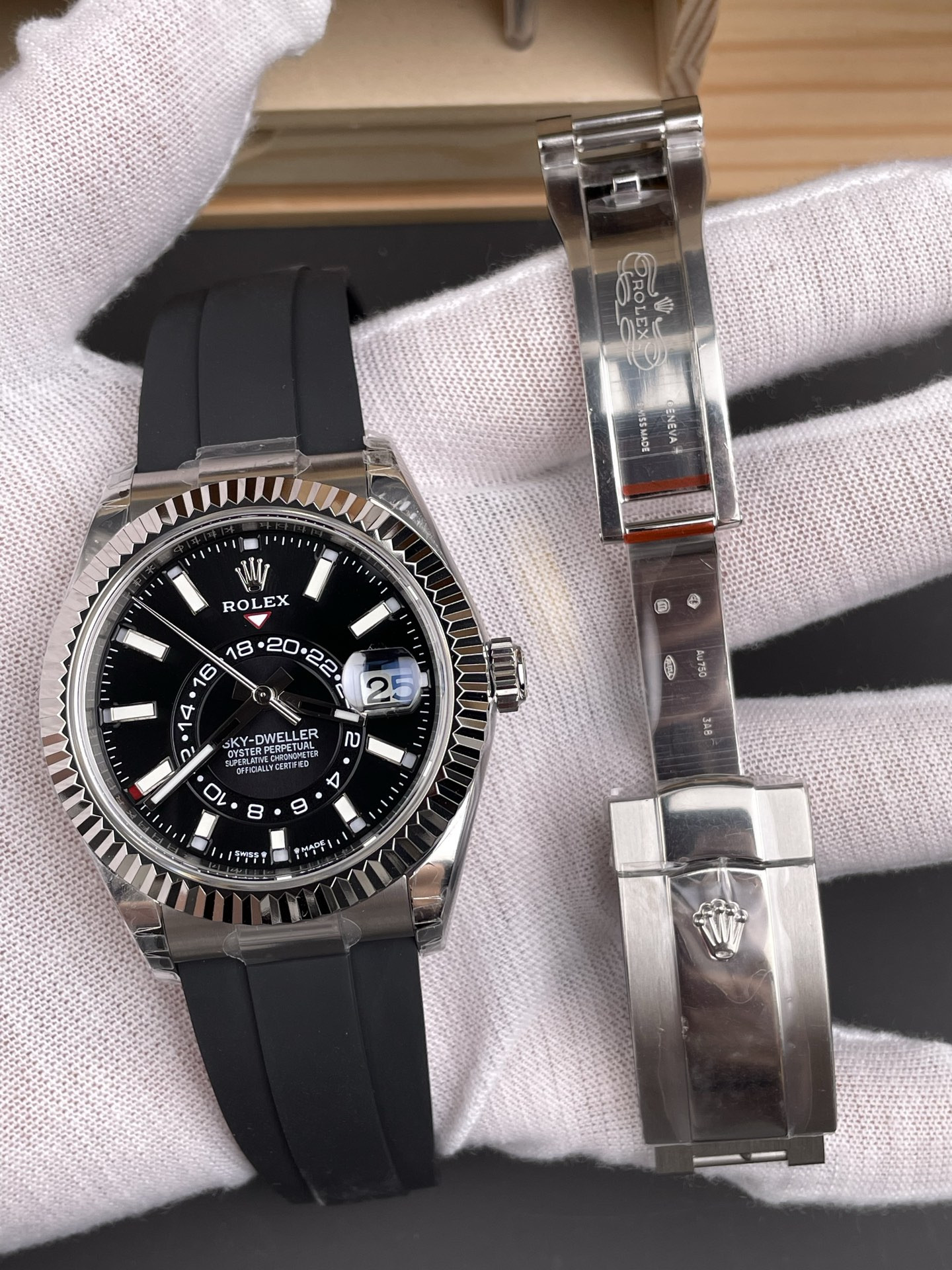 Sky-Dweller Black Dial