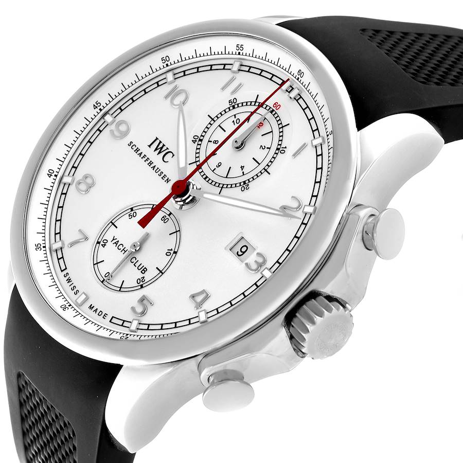 IWC Portuguese Yacht Club Carbon Dial Titanium Mens Watch IW390211