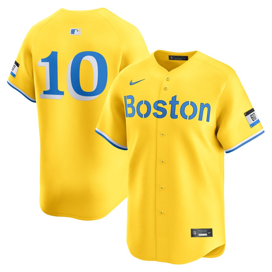 Trevor Story Boston Red Sox City Connect Limited Player Jersey Gold