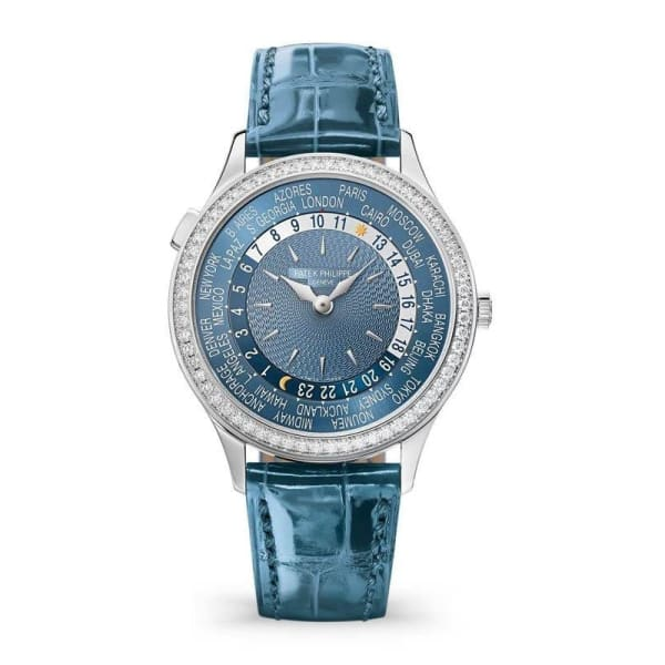 Patek Philippe Complications World Time Ladies 36mm Gray Blue Dial