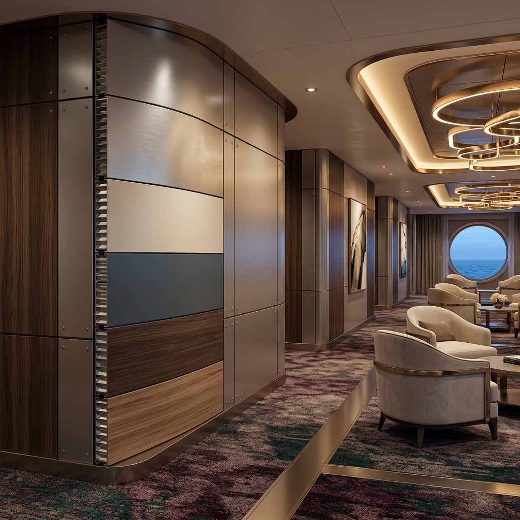 Aluminum Composite Honeycomb Panel Custom Sizes Available for Architectural Decoration, Ship & Yacht Interior Wall Ceiling