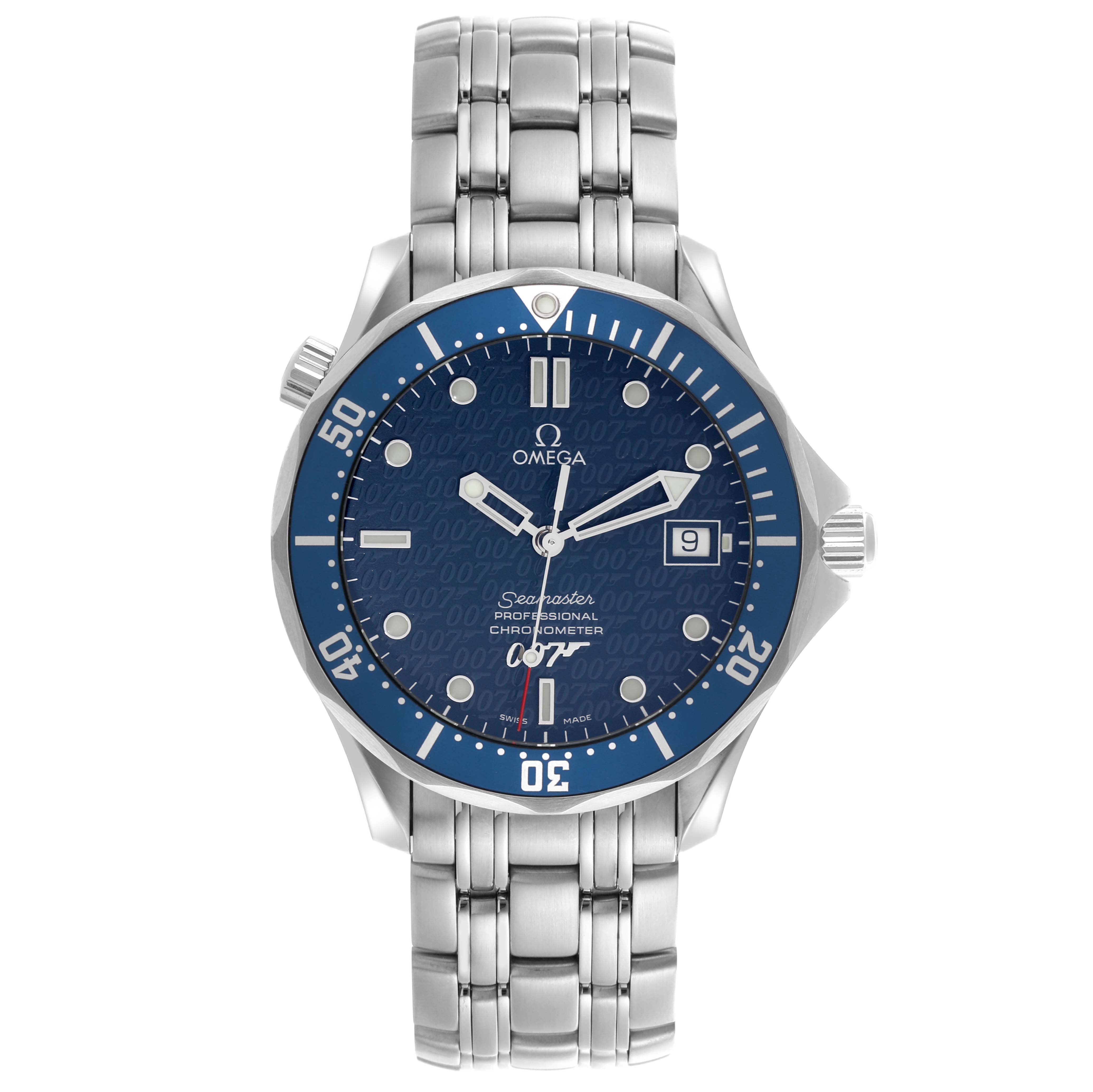 Omega Seamaster 40 Years James Bond LE Steel Mens Watch 41.5 MM 2537.80.00