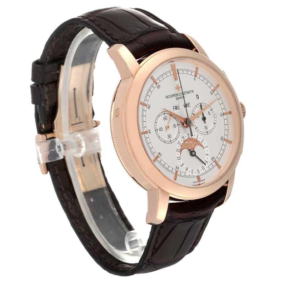 Vacheron Constantin Traditionnelle Perpetual Calendar Rose Gold Mens Watch 47292/000R