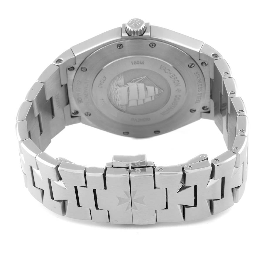 Vacheron Constantin Overseas Silver Dial Steel Mens Watch 47040