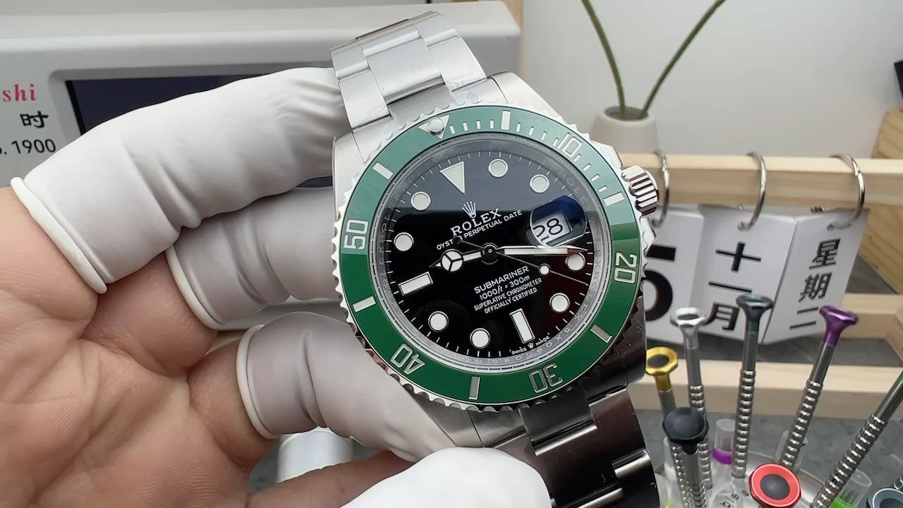 Rolex Submariner 126610LV Green Bezel Black Dial 41mm Mens Watch