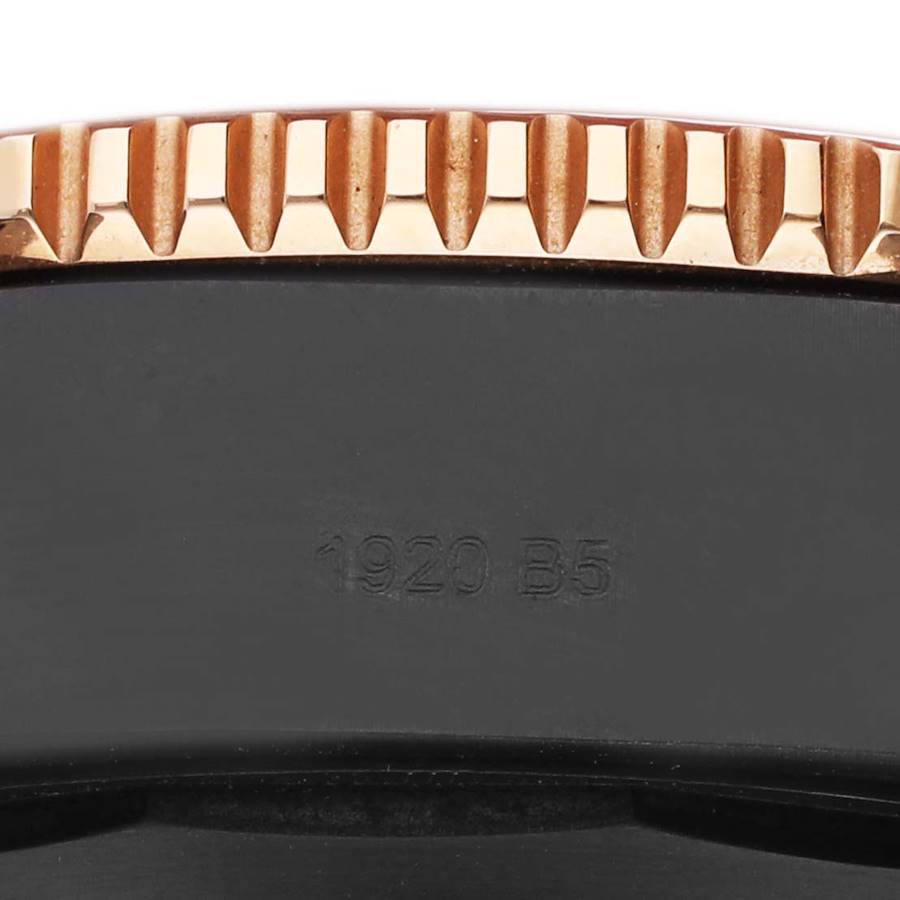 Breitling Superocean II Black Steel Rose Gold Mens Watch U17368