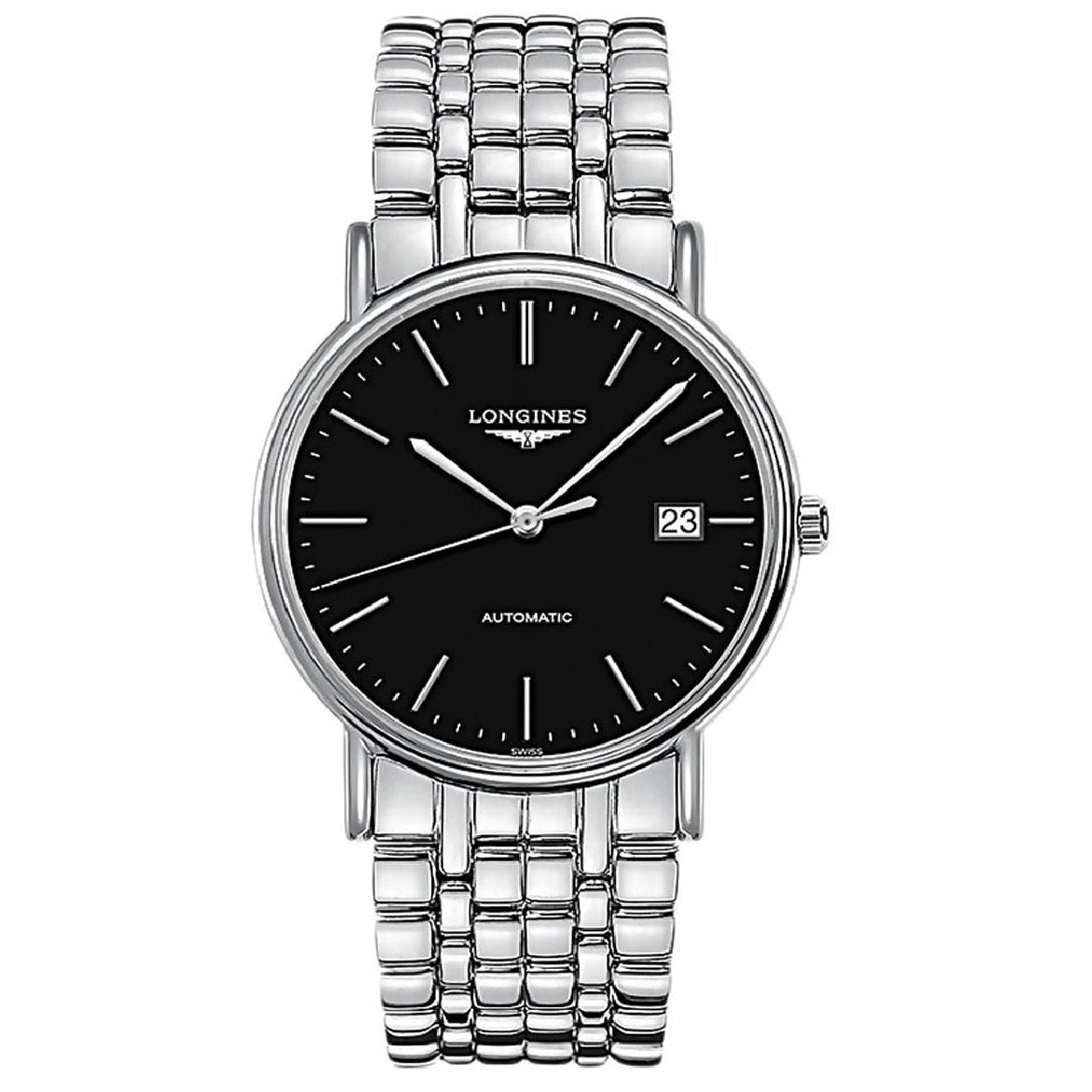 Longines Men's L4.921.4.52.6Presence Stainless Steel Watch