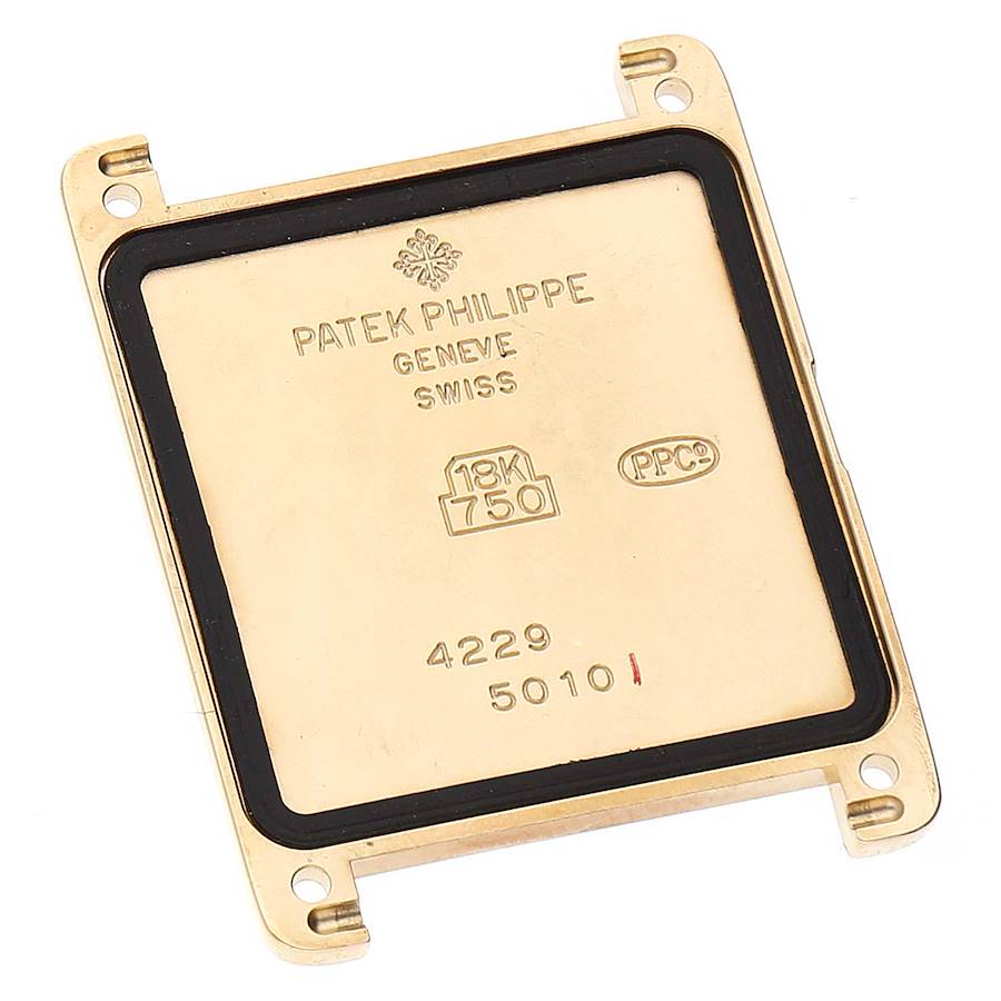 Patek Philippe Gondolo 18K Yellow Gold Silver Dial Mens Watch 5010