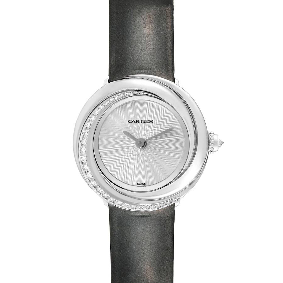 Cartier Trinity White Gold Diamond Ladies Watch WG201041