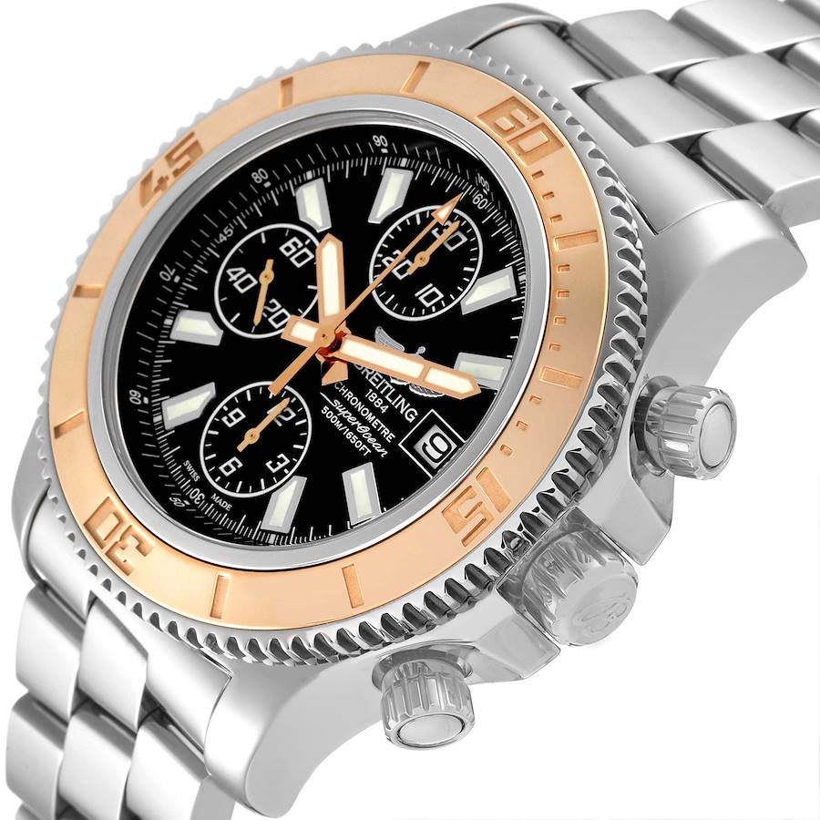 Breitling Aeromarine SuperOcean II Steel Rose Gold Watch C13341