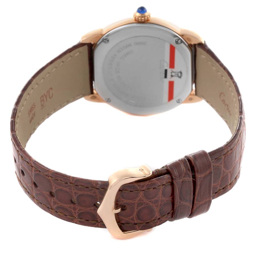 Cartier Ronde Solo Steel Rose Gold Small Ladies Watch W6701007 Papers