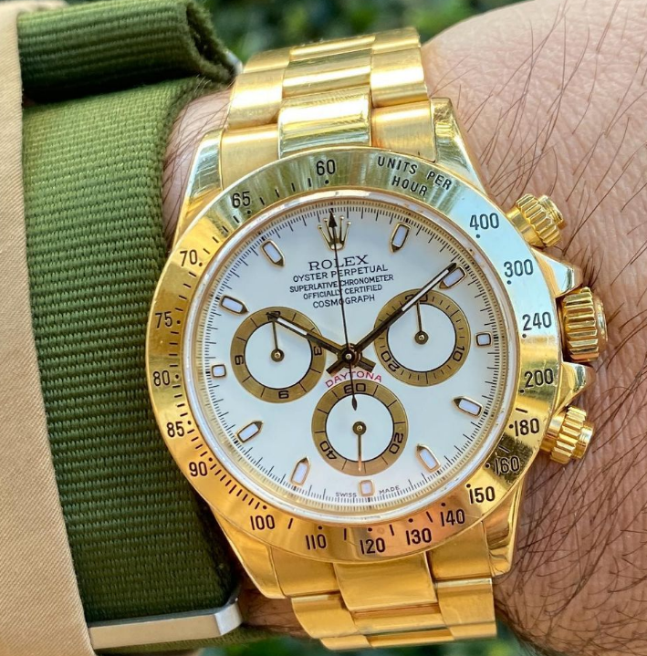 Rollie-The Crown Cosmograph Daytona 18K Yellow Gold 116508 Series