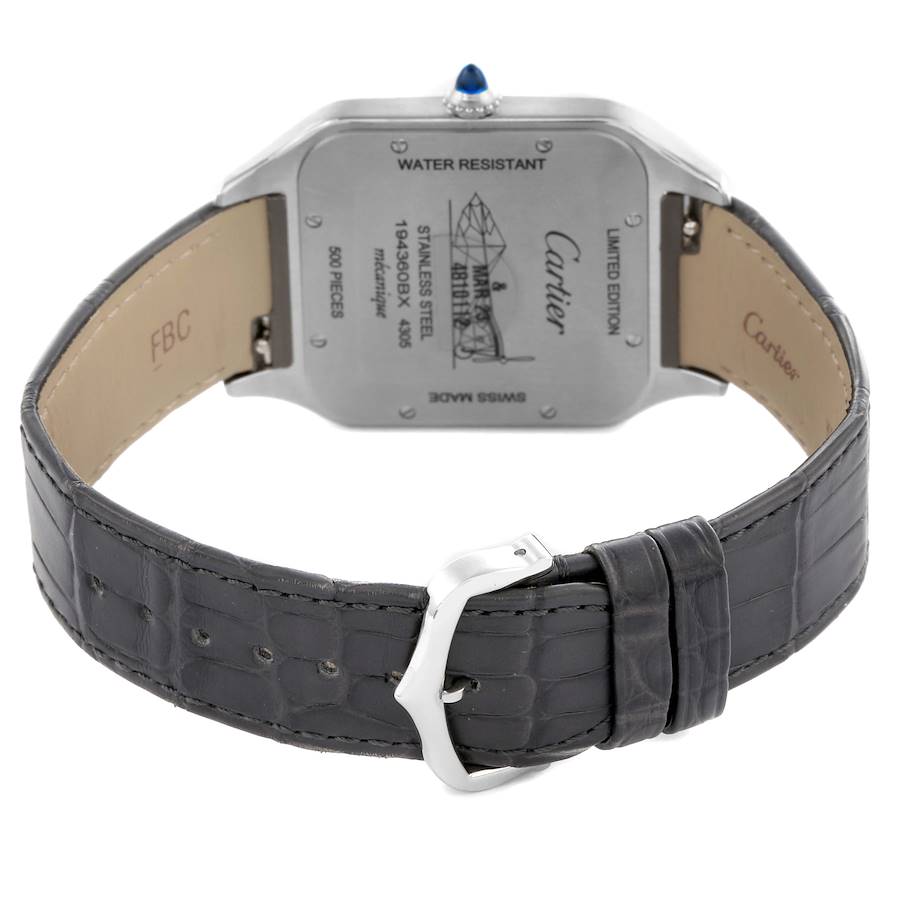 Cartier Santos Dumont XL Steel Rose Gold Limited Edition Mens Watch W2SA0025