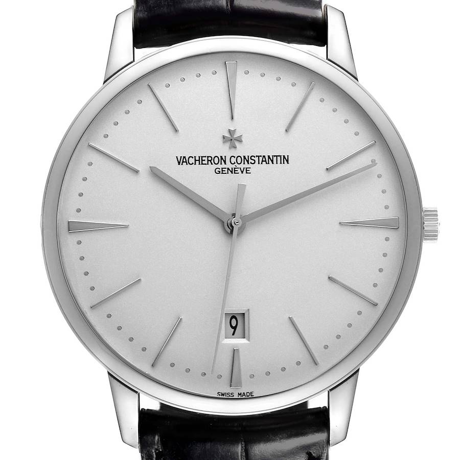Vacheron Constantin Patrimony 40mm White Gold Mens Watch 85180