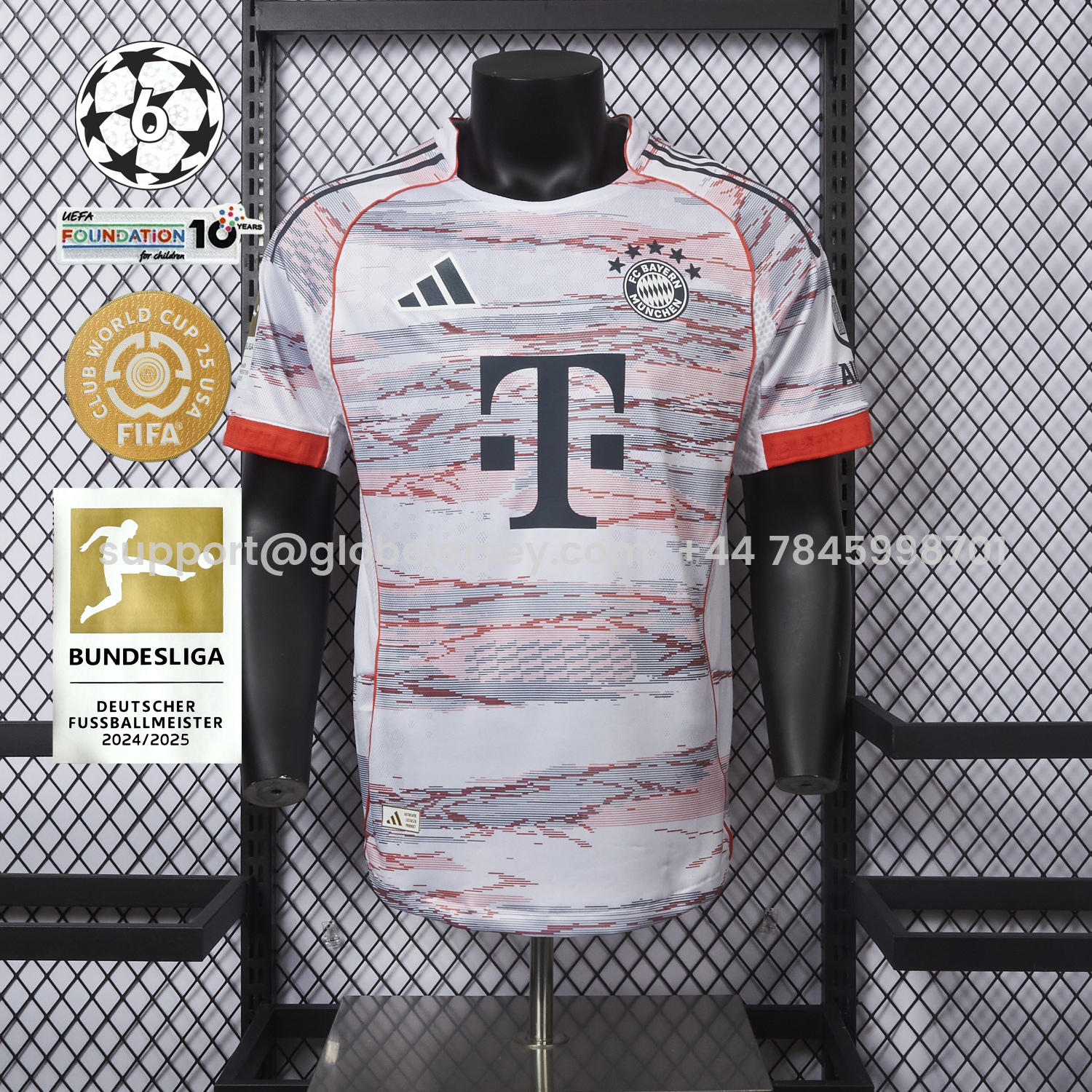 Bayern Munich 25-26 Away White Jersey - Player Version