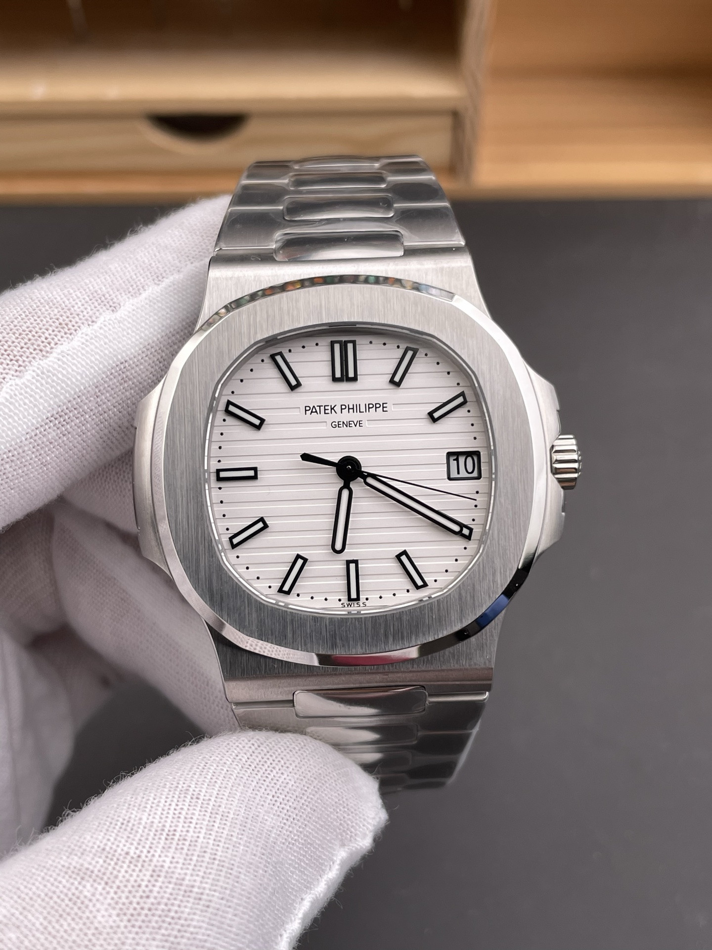 Nautilus 5711 White Dial PPF Factory