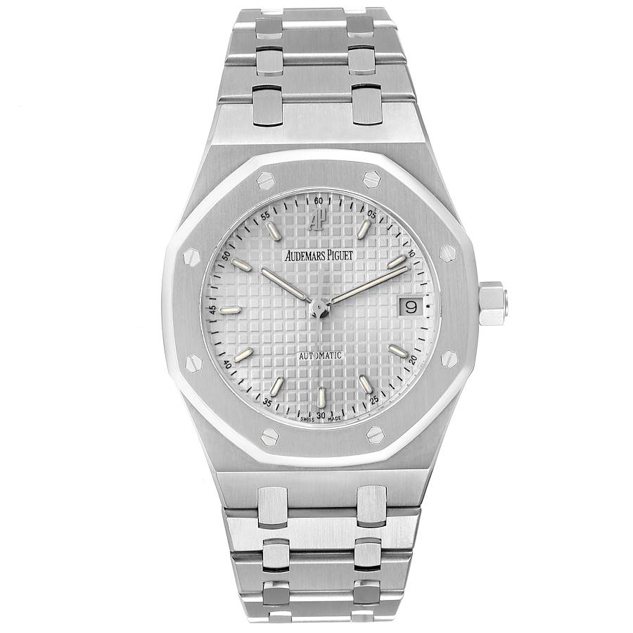 Audemars Piguet Royal Oak White Dial Steel Mens Watch 14790ST