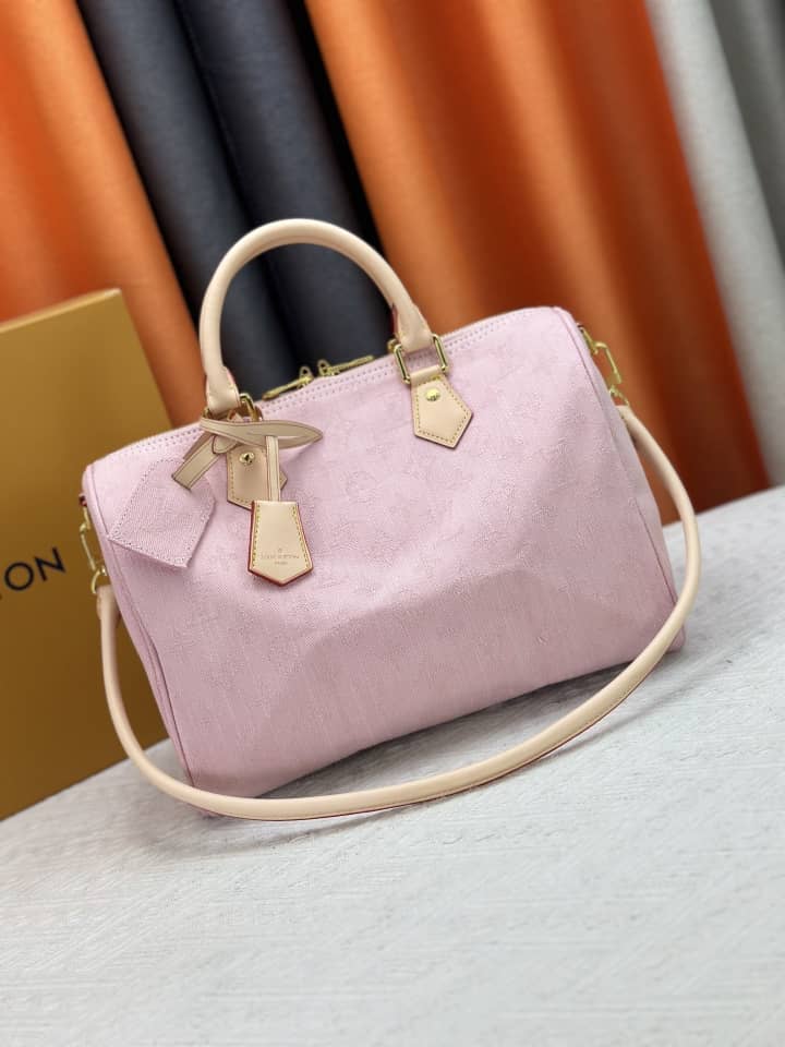 Louis Vuitton Speedy Soft 30 Washed Pink 30Cm