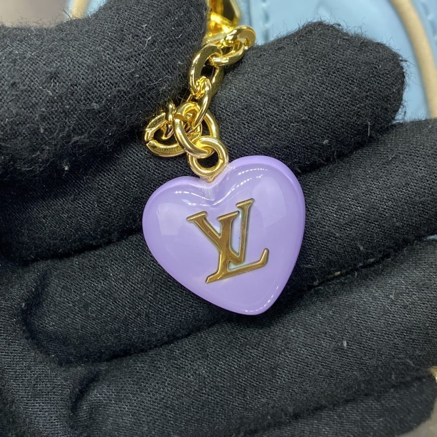 Replica Louis Vuitton Speedy Nano Blue Patent