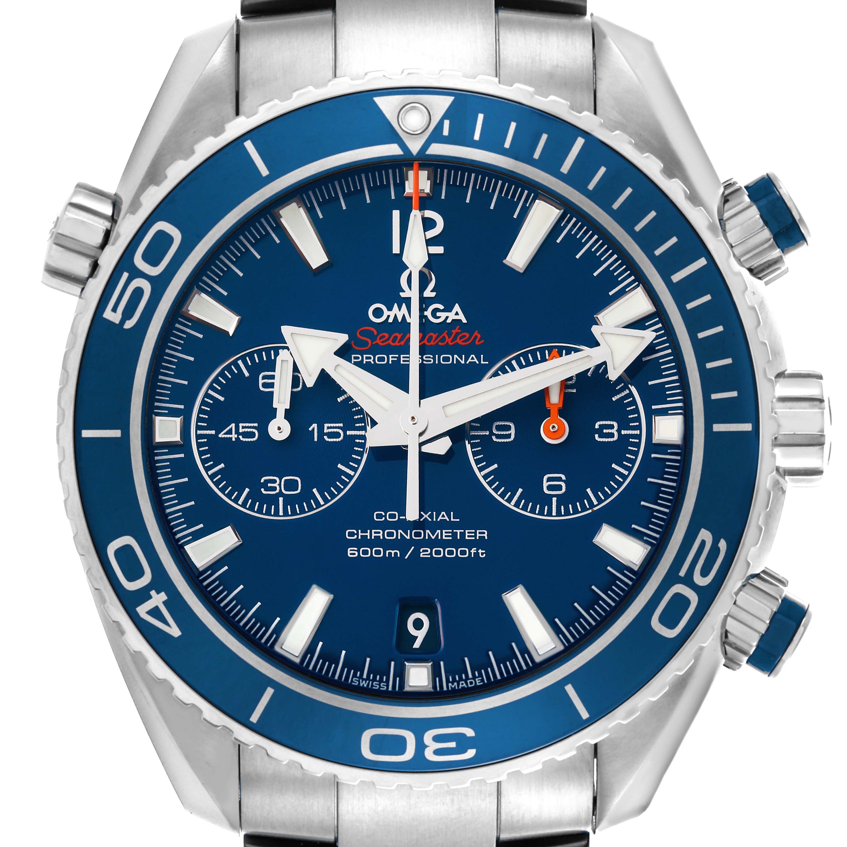 Omega Planet Ocean Chronograph Titanium Mens Watch 45.5 MM 232.90.46.51.03.001