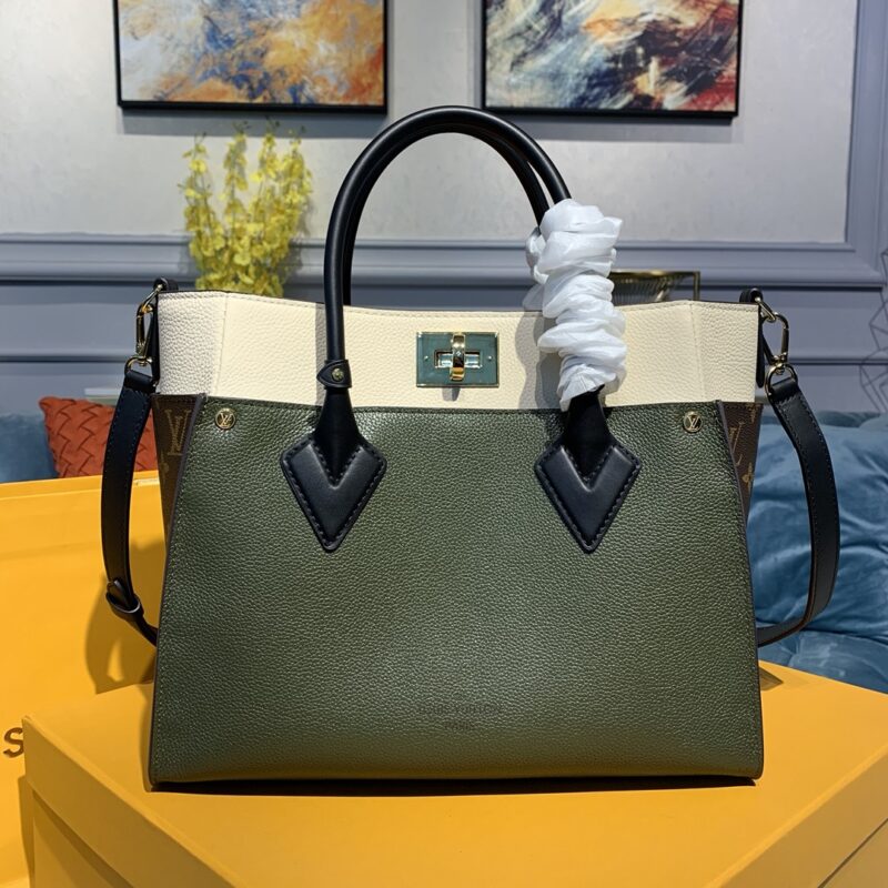 Replica Louis Vuitton On My Side Dark Green