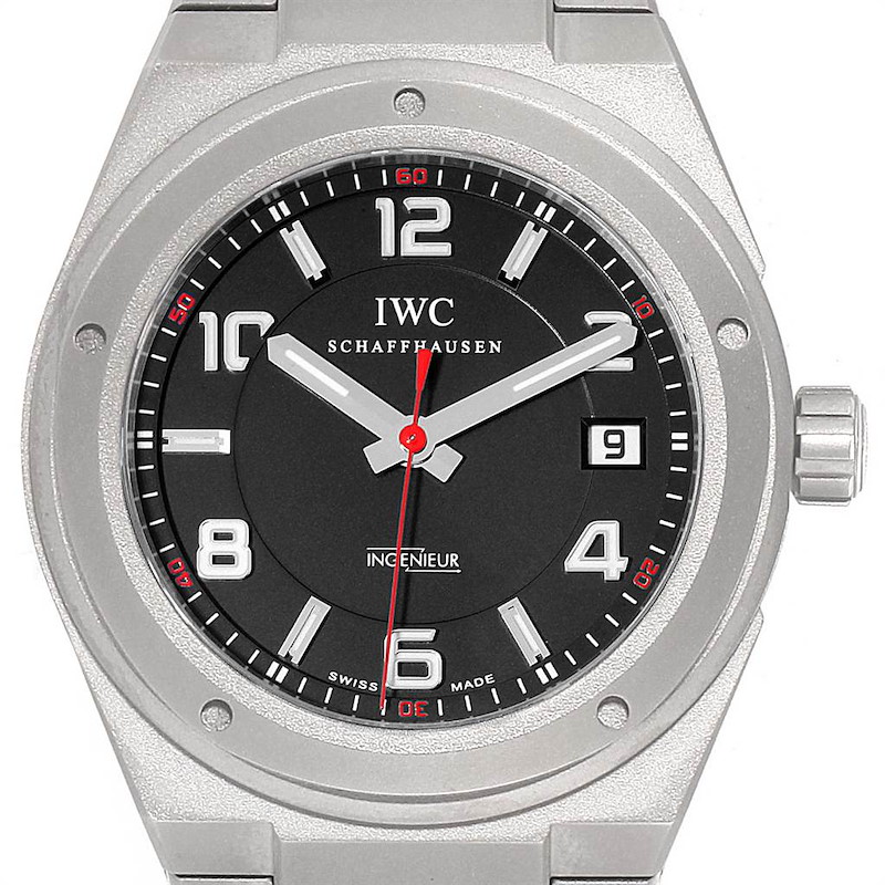 IWC Ingenieur AMG Titanium Black Dial Automatic Mens Watch IW322702
