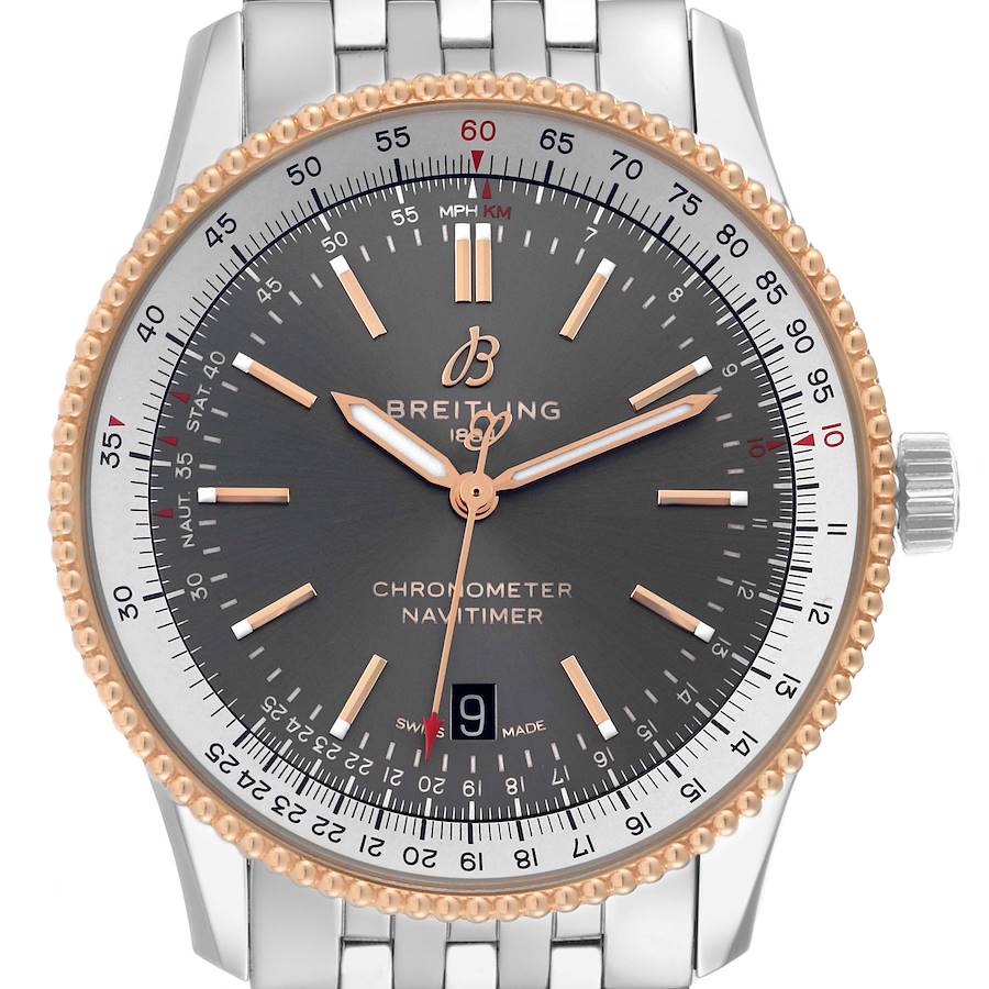 Breitling Navitimer 1 41mm Steel Rose Gold Mens Watch U17326