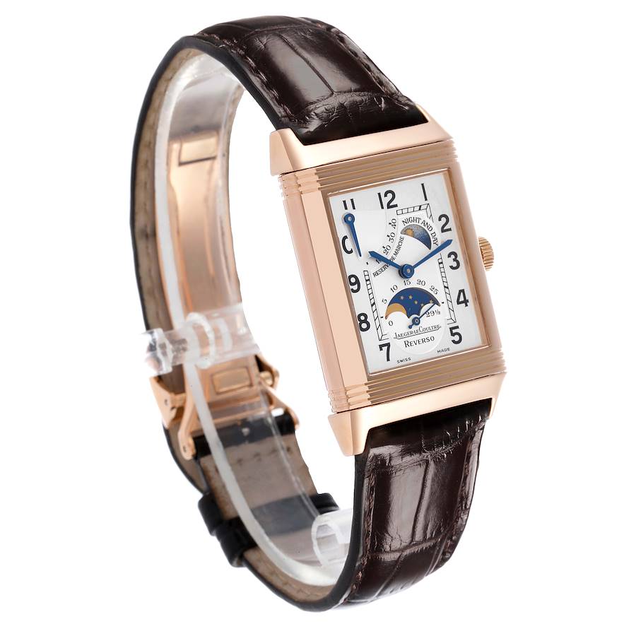 Jaeger LeCoultre Reverso Sun Moon Rose Gold Mens Watch 270.2.63 Q2752420