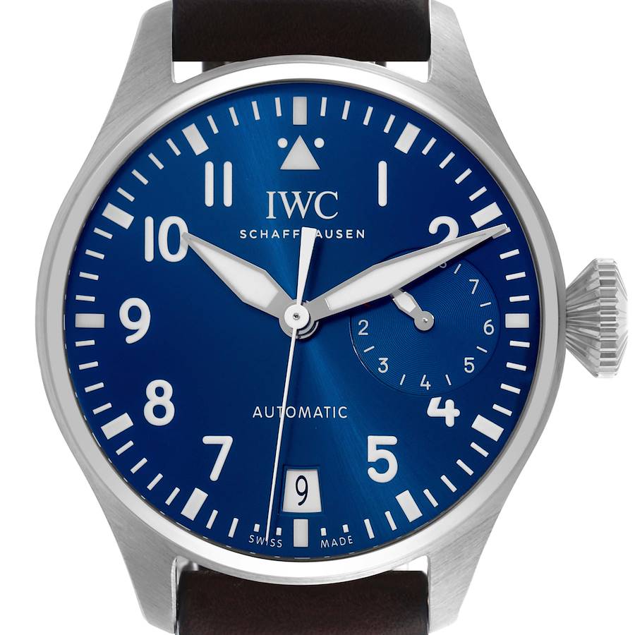 IWC Pilot Le Petit Prince Big Pilots Blue Dial Steel Watch IW501002