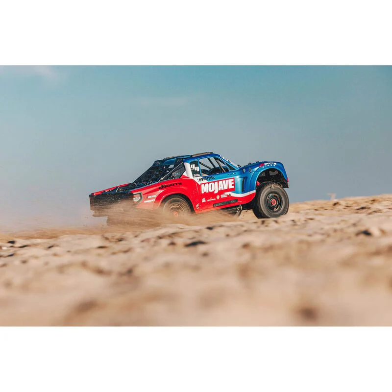 ARRMA MOJAVE 4X4 4S BLX 1/8th Scale Desert Truck Blu/Red