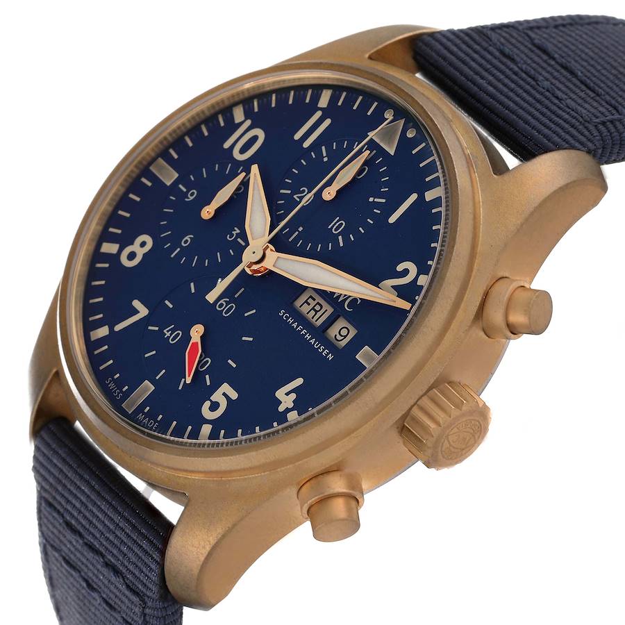 IWC Pilot Chronograph Blue Dial Mens Watch IW388109