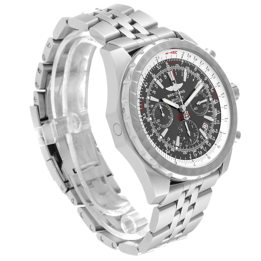 Breitling Bentley Motors T Slate Dial Chronograph Steel Mens Watch A25363