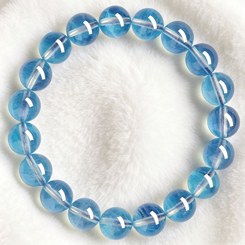 GemVibra Aquamarine Talisman Bracelet – Calm & Clarity Energy