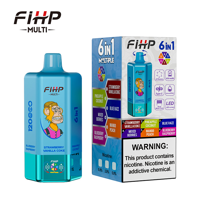 🔥 FIHP Multi 120K Puffs 6-in-1 Flavors 120000 Disposable Vape | 💥 20% RABATU | Nowi klienci hurtowi oszczędzają więcej | Polska wysyłka lokalna