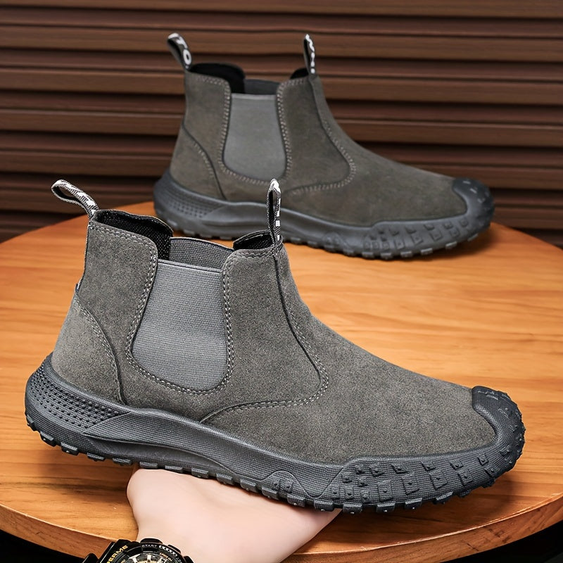 Men’s Casual Fashion High-Top Slip-On Sneakers