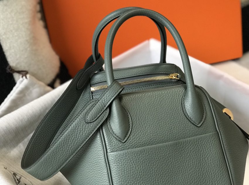 Replica Hermès Lindy Almond Green