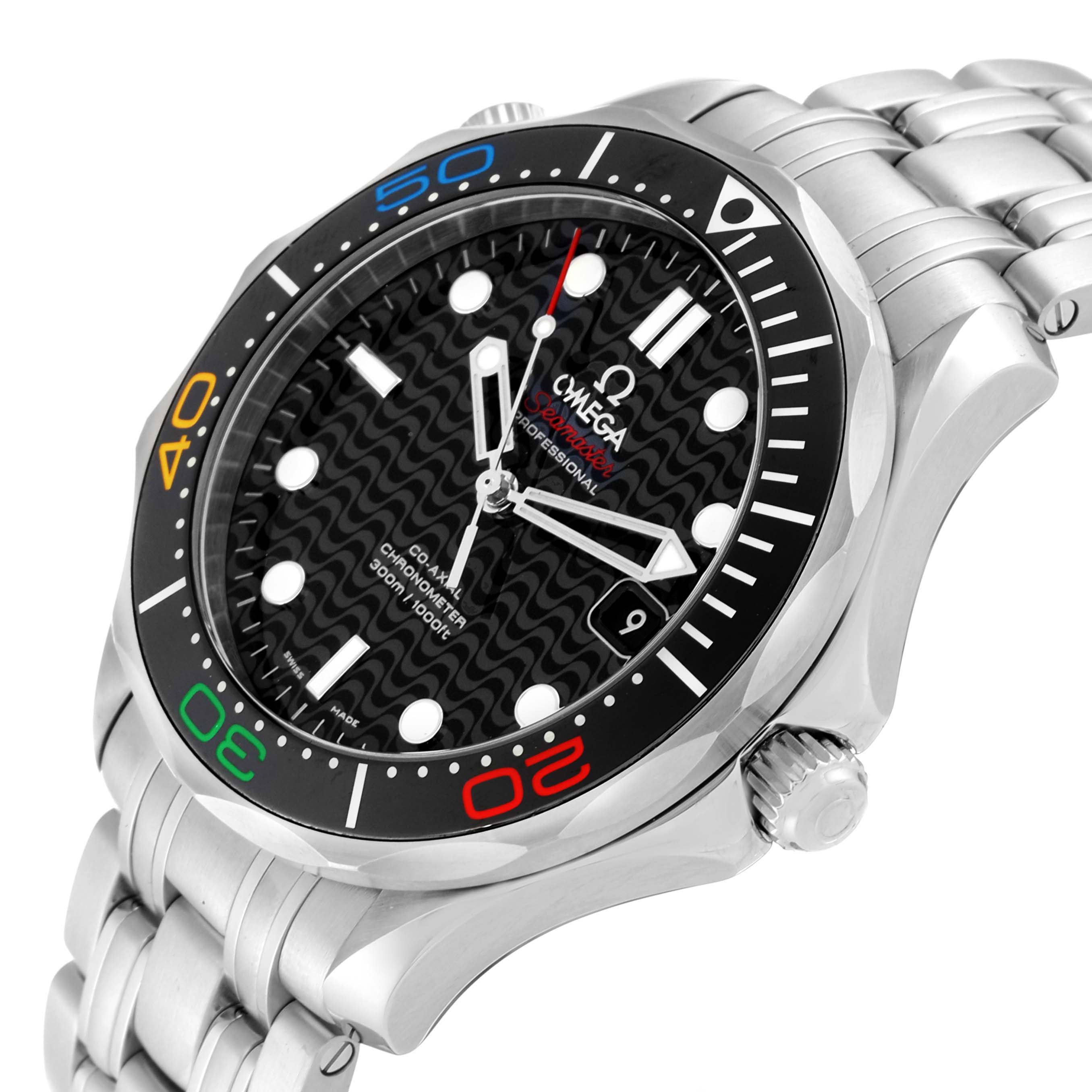 Omega Seamaster Olympic Rio 2016 LE Steel Watch 41.0 MM 522.30.41.20.01.001