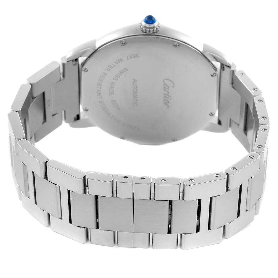 Cartier Ronde Solo XL Silver Dial Automatic Steel Mens Watch W6701011