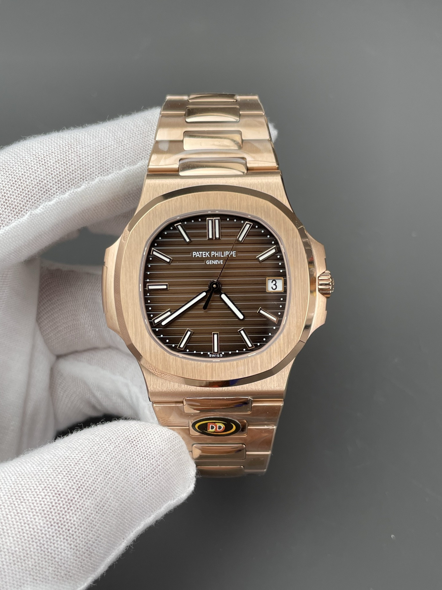 Rose Gold Nautilus 5711 Brown Dial