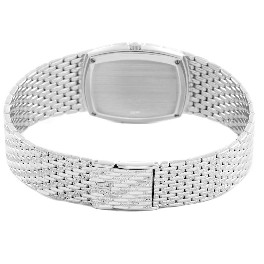 Audemars Piguet White Gold Blue Dial Diamond Vintage Mens Watch