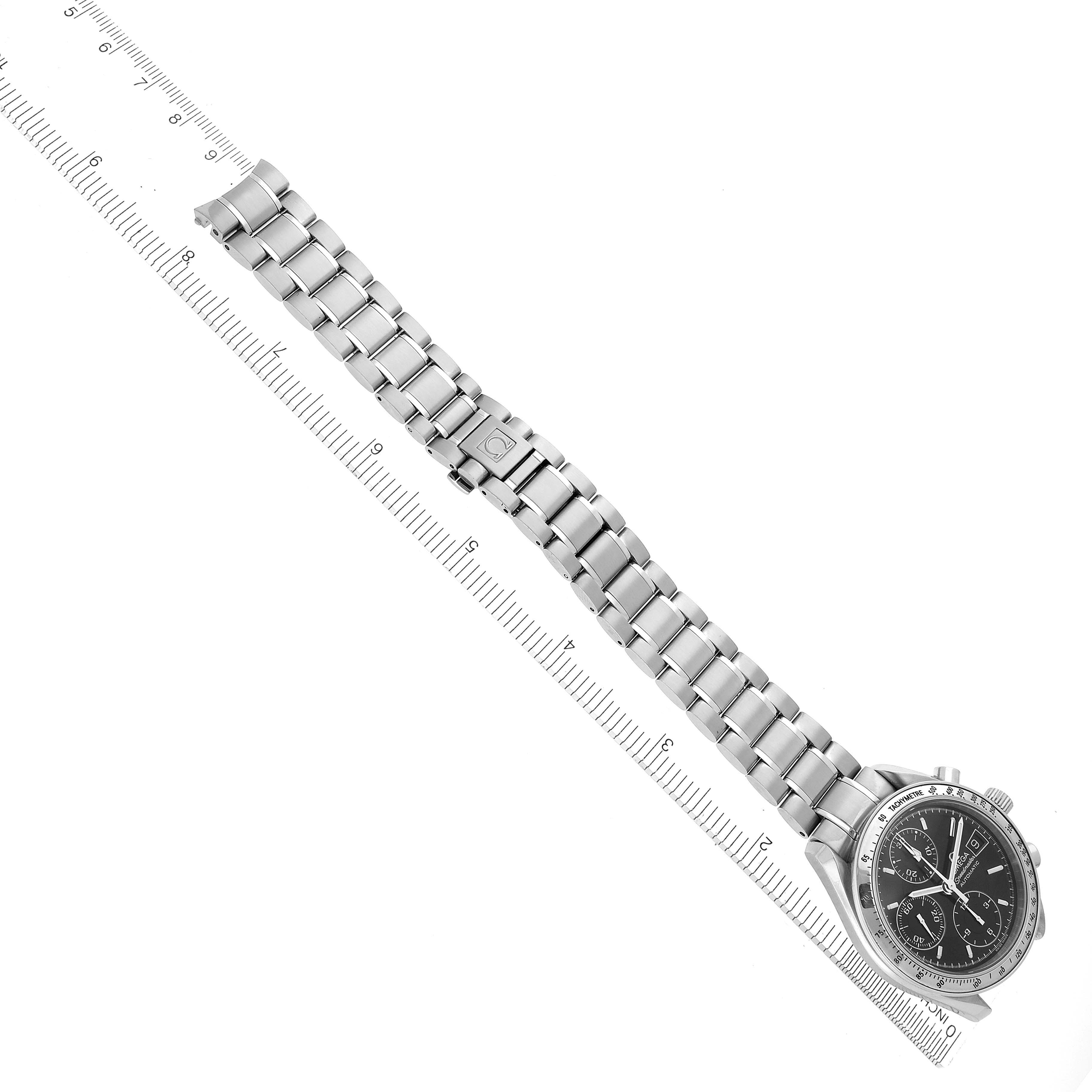 Omega Speedmaster DateAutomatic Steel Mens Watch 39.0 MM 3513.50.00 Card