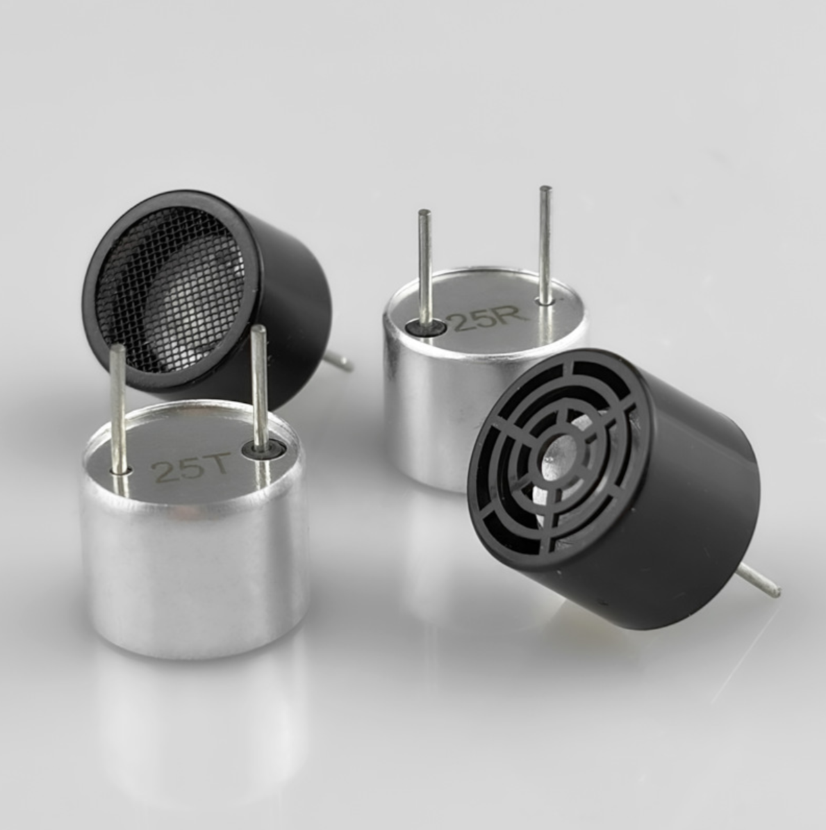 Ultrasonic Sensor Transducer 25T & 25R Transmitter Receiver Pair