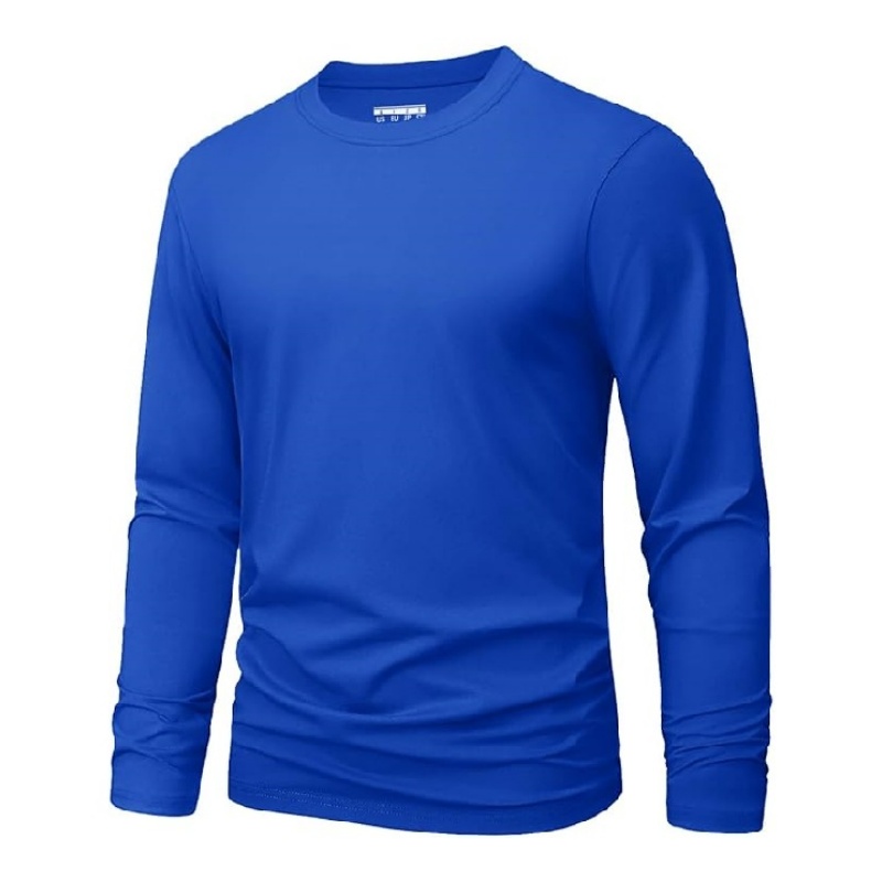 Men's Shirts Long Sleeve Cotton T-Shirt