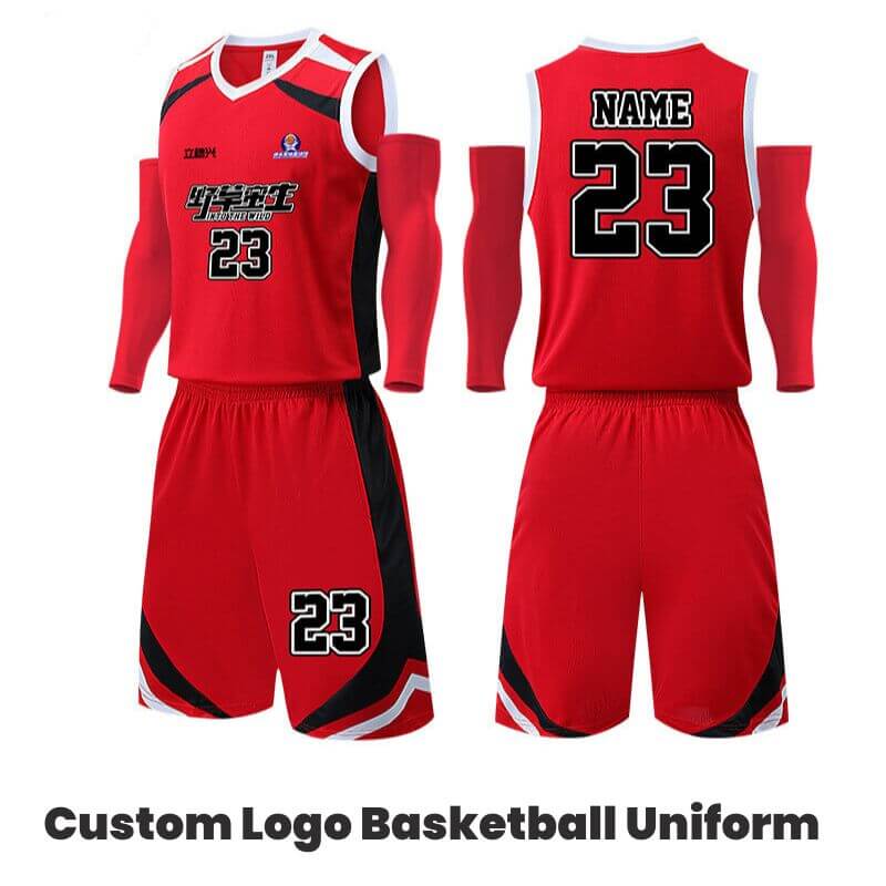 Bulk Buy Custom Red Basketball Uniform For Youth