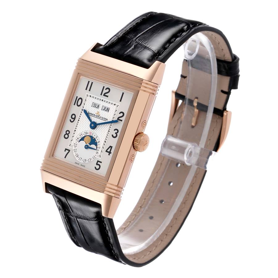 Jaeger LeCoultre Grande Reverso Calendar Rose Gold Mens Watch Q3752520