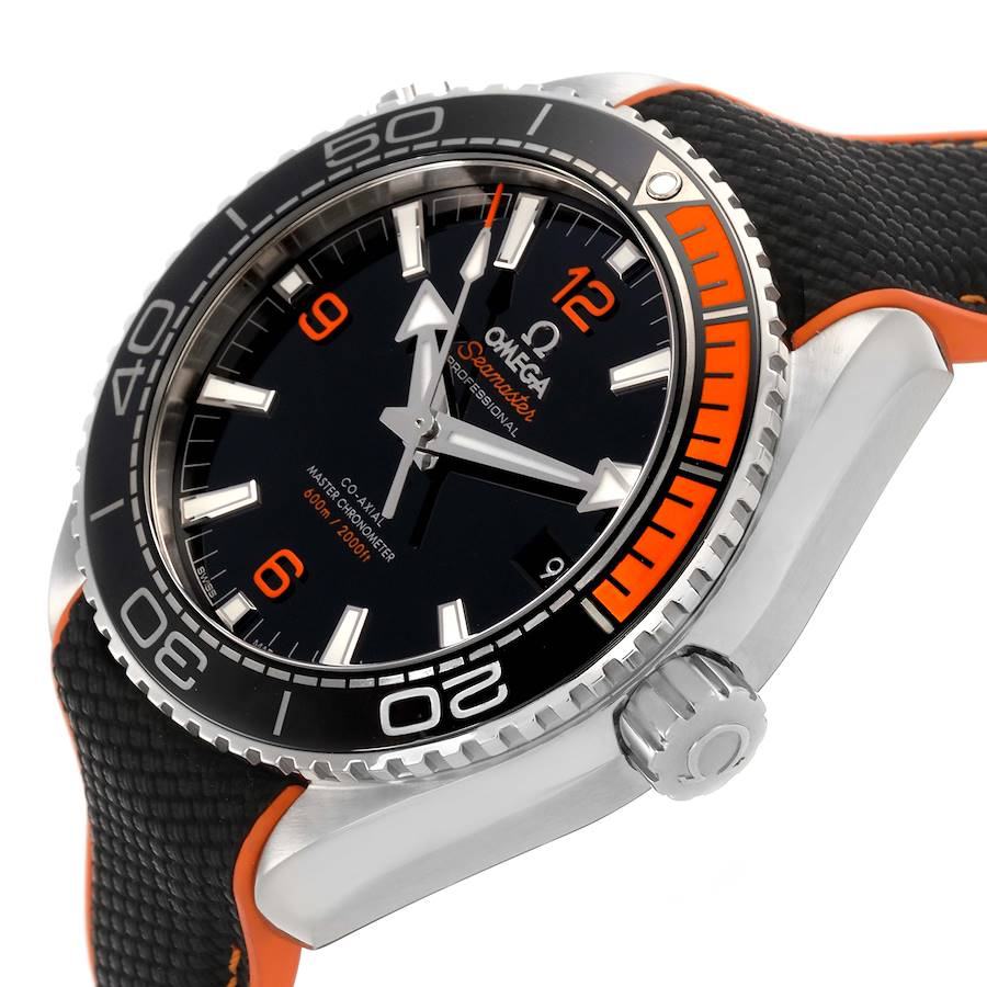 Omega Planet Ocean Black Orange Bezel Watch 215.32.44.21.01.001