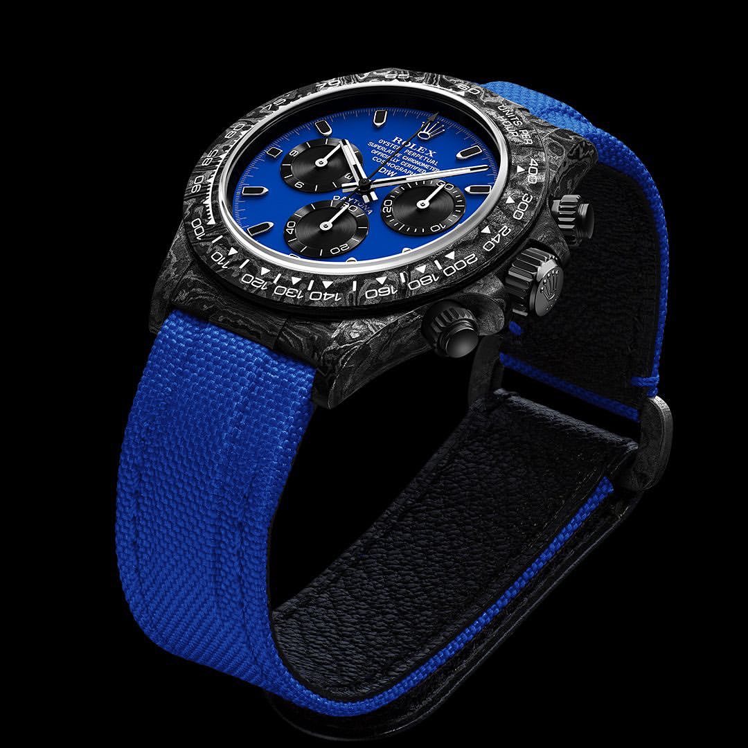 DiW Rolex Daytona Carbon "MIAMI BLUE"